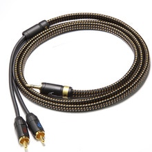 MPS X-736 HiFi 5N OCC 24K Gold Plated  Thread Plug 3.5mm-6.35mm cable 3.5-6.35 male to male audio cable for Headphones