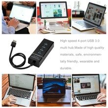 High Speed 4 Port Usb 3.0 Multi Hub Splitter Expansion Desktop Pc Laptop Adapter PC Computer Accessories