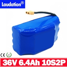 High capacity 36V lithium battery 6.4Ah/ 6400mAh for high drain 2 wheels,  balancing Electric scooter self-balancing fit 6.5 "7"