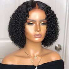 Hot Beauty Hair Human Hair Wigs Afro Kinky Curl Wigs Brazilian Remy 13*4 Lace Frontal Wig For Black Women Can Be Dyed 10-26 Inch