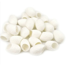 Hot Sale 100 Pcs Silkworm Balls Purifying Whitening Exfoliating Scrub Blackhead Remover Natural Silk Cocoons Facial Skin Care