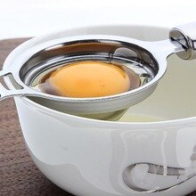 Household Stainless Steel White Egg Yolk Seperator Separator Kitchen Cooking Gadget Sieve Tool White Egg Separator