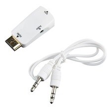 Hw2208 Hdmi To Vga Converter 1920*1080 Adapter With Audio Revolutionary Male To Female Video Interface Conversion