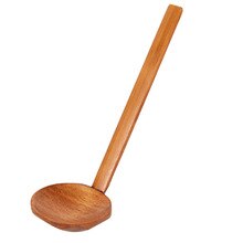 Japanese style Long Handle Wooden Spoon Colander Long Handle Utensils Ramen Soup Spoons Tableware Kitchen Utensil Tools