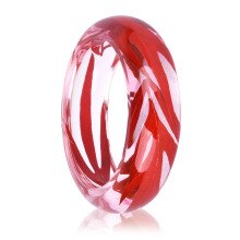 KCALOE Eucalyptus Leaves Dried Flower Resin Bangles Bracelet For Women Real Flowers Inside  2019 Vintage Jewelry