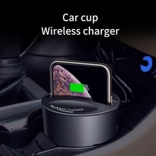 KISSCASE QI Wireless Charger For iPhone 7 8 Plus X XR XS Max Car Charger Cup USB Type-C Fast Charger For Samsung S9 S8 Note 8 9
