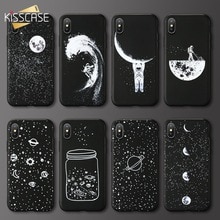 KISSCASE Star Moon Phone Case For Samsung Galaxy s10 S9 S8 Plus S7 Edge Cat Case For Samsung Galaxy A50 A70 S9 S8 a7 2018 Capa