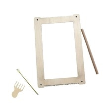 Kids Square Knitting Loom Board Kit Handheld Craft Weaving Tool for Children