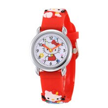 Kids Watch 2019 Fashion Casual Cartoon Kitty Quartz Watch Children Boys Girls Clock Montre Enfant Garcon