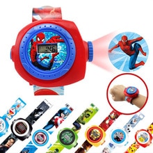 Kids Watch Montre Enfant Cartoon 3D Projection Spiderman for Baby Girl Boy Children Sport Digital Wrist Watches relojes 2019