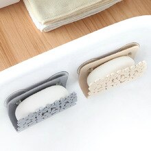Kitchen Sink Drying Rack Kitchen Scouring Pad Drain Rack Bathroom Soap Holder Household Suction Cup Storage Rack Soap Storage