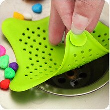 Kitchen Sink Filter Anti-Blocking Floor Drain Silicone Sewer Filter Sucker Sewer Outfall Strainer Kitchen Accessory Sink Filter