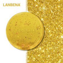 LANBENA 24K Gold Handmade Soap Anti-Aging Seaweed Deep Cleansing Moisturizing Nourishing Whitening Anti-Wrinkle Beauty Skin Care