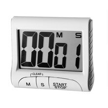 LCD Digital Display Timer Multifunctional Portable Kitchen Timer With Alarm Clock & Countdown Memory Function Cooking Timer