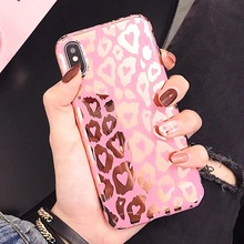 LCHULLE Laser Leopard Case for IPhone 11 Pro Max X XR XS X 8 7 6 6S Plus Shockproof Cases Soft TPU Back Cover Fundas Capas Coque