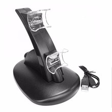 LED Light Quick Dual USB Charging Dock Stand Charger For PlayStation 3 For PS3 Controller Console Charging Accessories