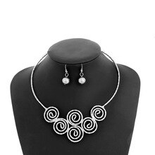 LUFANG Fashion Jewelry Bohemian Punk Silver Color Collier Statement Maxi Necklace 2017 Ethnic Big Crystal Choker Necklace Women