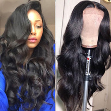 Lace Closure Wig 100% Human Hair Wigs For Black Women Malaysian Body Wave Prepluck with Baby Tangle free Beaudiva Closure Wig