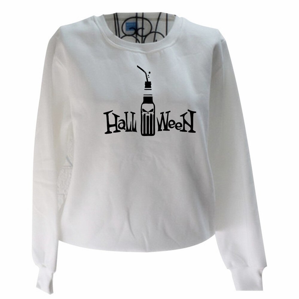 Latest Fleece Bottle Letter Print Round Neck Sports Sweatshirt Autumn Spring Women's / Men's Senior Long Sleeve Tops