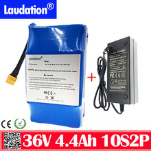 Laudation Electric scooter 36v lithium battery pack,bms 36v 10s2p 4.4Ah battery car scooter,built-in protection board+2A charger