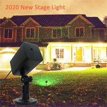 Led Outdoor Moving Full Sky Star Laser Projector Landscape Lighting Red&Green LED Stage Light for Christmas Party Garden Lights