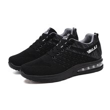 Leisure Mesh Sports Shoes Men New Fashion 2020 Spring Autumn Shallow Air Cushion Flat Shoes Male Casual Black Flats Men Sneakers
