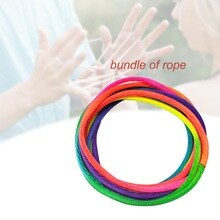 Long-term Use And Sufficient Ensure Entertainment Cradle String Hand Game Finger String Toy Supplies Length Rainbow Color