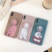Lovely Bear Phone Case For Huawei Mate 30 20 Pro P30 P20 Lite Pro Honor 8X 9X 20 play Nova 5 Soft TPU Cute Holder Cover Case