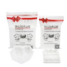 Lucky bag Silicone 3D Heart GEM Spheres Baking Cake Mold For Dessert Cubes Jelly Chocolates Mousse Decorating Tools