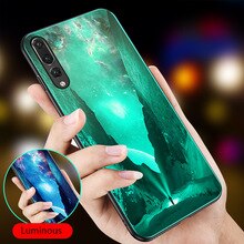 Luminous Phone Cover For Huawei Honor Play 7X 8 8X Max 9 10 Lite For P20 P30 Mate 10 20 Lite Pro P10 Nova 3 Tempered Glass Cases