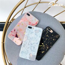 Luxury Foil Marble Phone Case For iphone 6S Case For iphone X 6 7 8 Plus Cases Fashion Cute Back Cover Cool Classical Capa