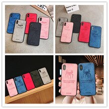 Luxury Leather Phone Case For iPhone XS MAX XR XS 7 8 6 6s Plus Phone Cases Marvel Avengers Comics Batman Cover For iPhone X 10