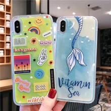 Luxury Luminous Neon Sand Glow In The Dark  Liquid Quicksand Phone Case For iPhone 11 Pro MAX XS Max XR XS 7 8 6 Plus Cover Capa