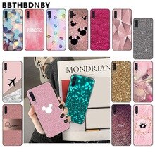 Luxury Pink Diamonds Custom Photo Soft fundas Phone Case for Samsung Note 3 4 5 7 8 9 10 pro A7 2018 A10 A40 A50 A70 J7 2018