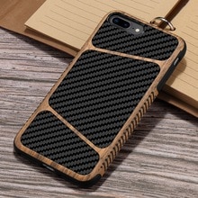 Luxury Wood Grain Carbon Fiber Case for Apple IPhone 11 Pro Max X XS XR 7 8 6 6S Plus Soft TPU Phone Back Cover Coque Fundas