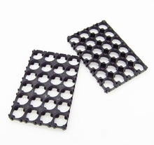 MasterFire 500pcs/lot 4*6 Cell 18650 Batteries Spacer Radiating Shell Plastic Heat Holder Battery Bracket