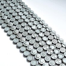 Matte Flag Victory Moon Anchor Rudder Canada Turkey Black Hematite Stones Make Beads for Jewelry Making Accessories