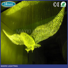 Maykit 150w 4200k Fiber Optic Light Source Twinkle 8 Colors Changing Effect Remote Controller For Chandelier Lighting