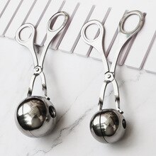 Meatball Maker Stainless Steel Meat Baller  kitchen Gadgets Accessories Tongs Cookie Dough Scoop