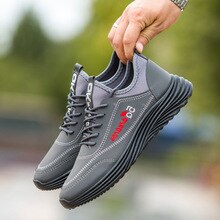 Men Shoes 2020 Spring Casual Platform Sneakers Men Summer Breathable Men's Canvas Shoes Walking Shoes light Driving shoes Men