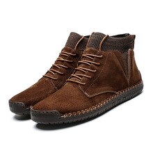 Men Shoes New Fashion Graffiti Shoes Flat Denim Leather Shoes for Men Lace-up Casual Non-slip Sneakers Chaussures Hommes %
