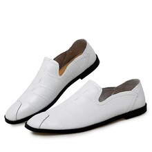 Men's Casual Shoes Pretty Breathable Ultra Soft Slip Resistant Peas Shoes Size 36-44 Comfortable Leather Flats Business Sneaker*