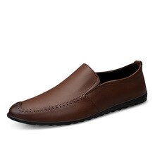 Men's Loafers New Casual Business Male Flat Shoes Spring Summer Lazy Work Breathable Mens Driving Flat Sneakers Size 37-47 %