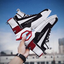 Men's new casual sports shoes breathable comfortable soft wear-resistant non-slip increase shoes fashion trend wild high-top sho
