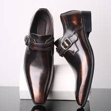 Men's shoes Men Plus Size 45-48 leather shoes Hasp Luxury shoes Wear-resistant Non slip Driving Shoes Men Breathable