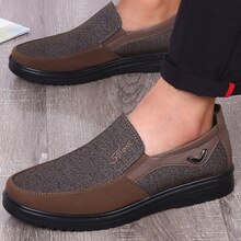 Men's sneakers Plus size 38-50 Vulcanized shoes Slip on Canvas Shoes Patchwork Loafers Sweat-Absorbant Sapato masculino