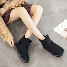 Men's snow boots ladies casual shoes couples non-slip wear-resistant, plus velvet warm cotton shoes, lightweight and comfortable