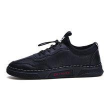 Men's spring sports shoes for Men Oxford Shoes Leather Italy Pointed Toe Mens Sneakers Black Leather Oxford Masculino *