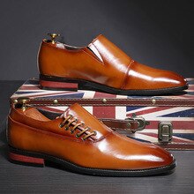 Men shoe Business Large size 47/48 Formal Dress shoes men Gentleman's luxury brand shoes men Classic Comfortable Office Shoes