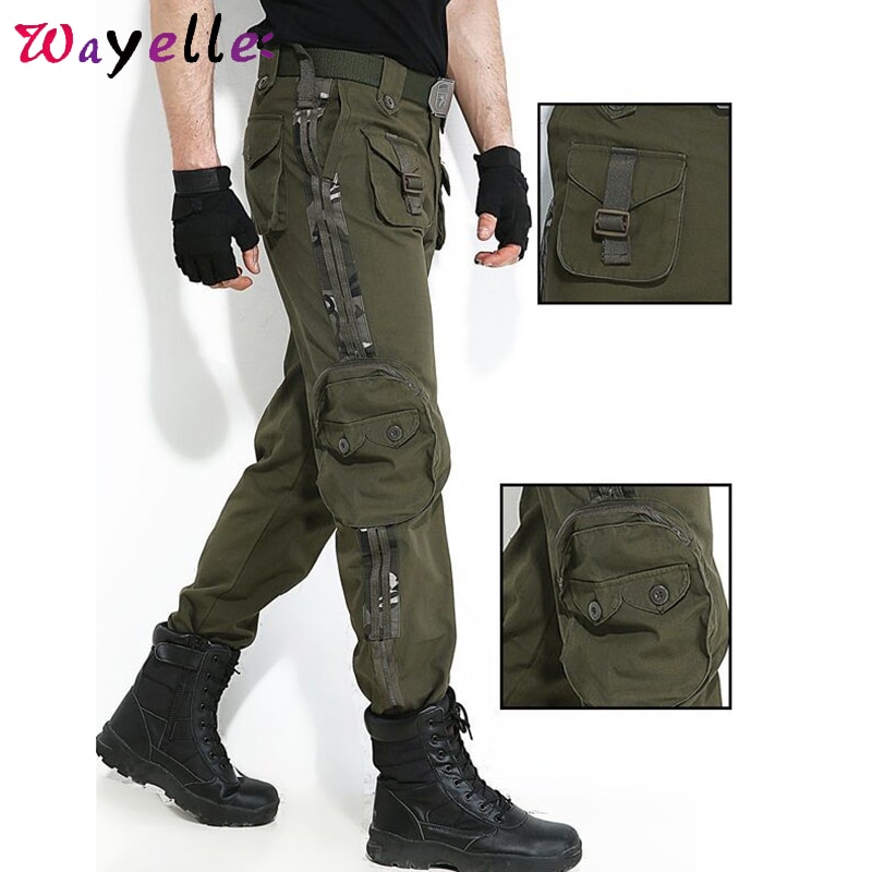 Military Cargo Pants Men Camouflage Cotton Pants Brand Tactical Clothing Casual Army Cargo Pants Men Streetwear Pants Men